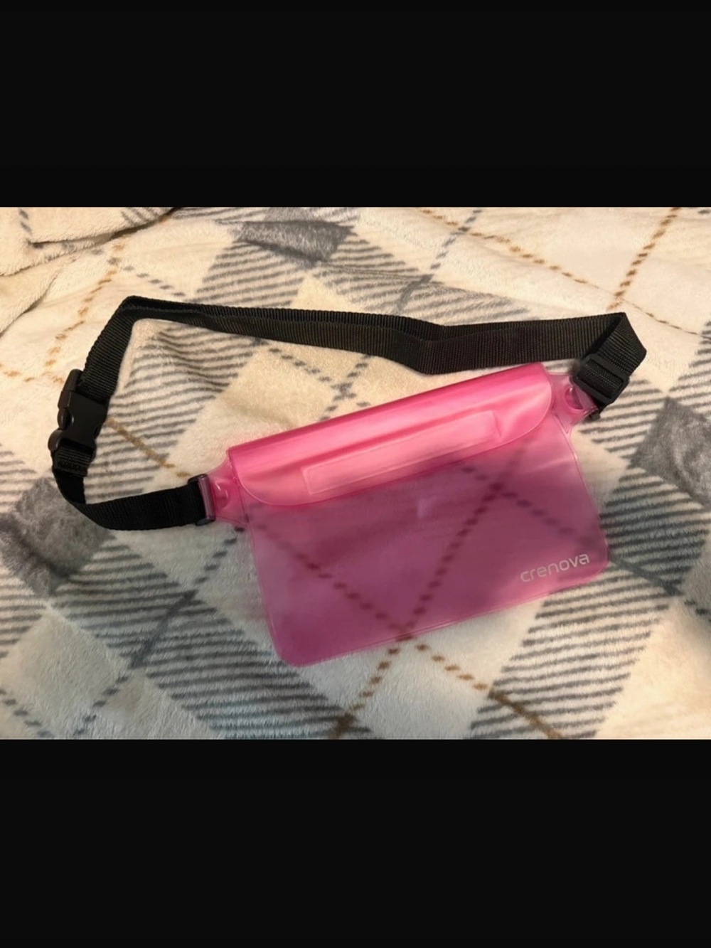 Pink Waterproof Waist Bag